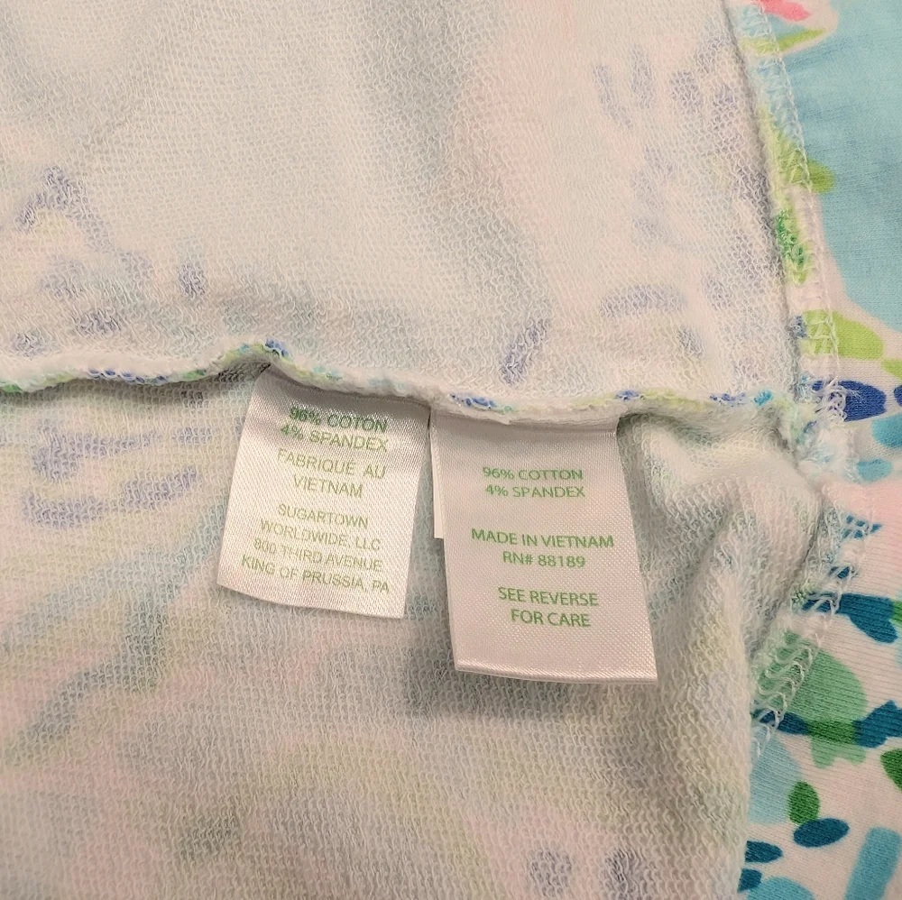 Lilly Pulitzer Skipper Popover Sky Blue Blue Heaven Size Small 🩷🩵💚 - Picture 8 of 11